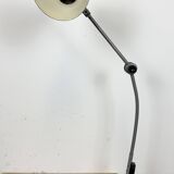 Large Grey Industrial Workshop Table Lamp, 1960s