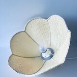 Bohemian suspension flower shape in raffia