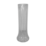 Vase à glaieuls en verre soufflé d'époque art nouveau