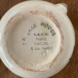 Pot a lait en porcelaine HBCM Rose Rouge