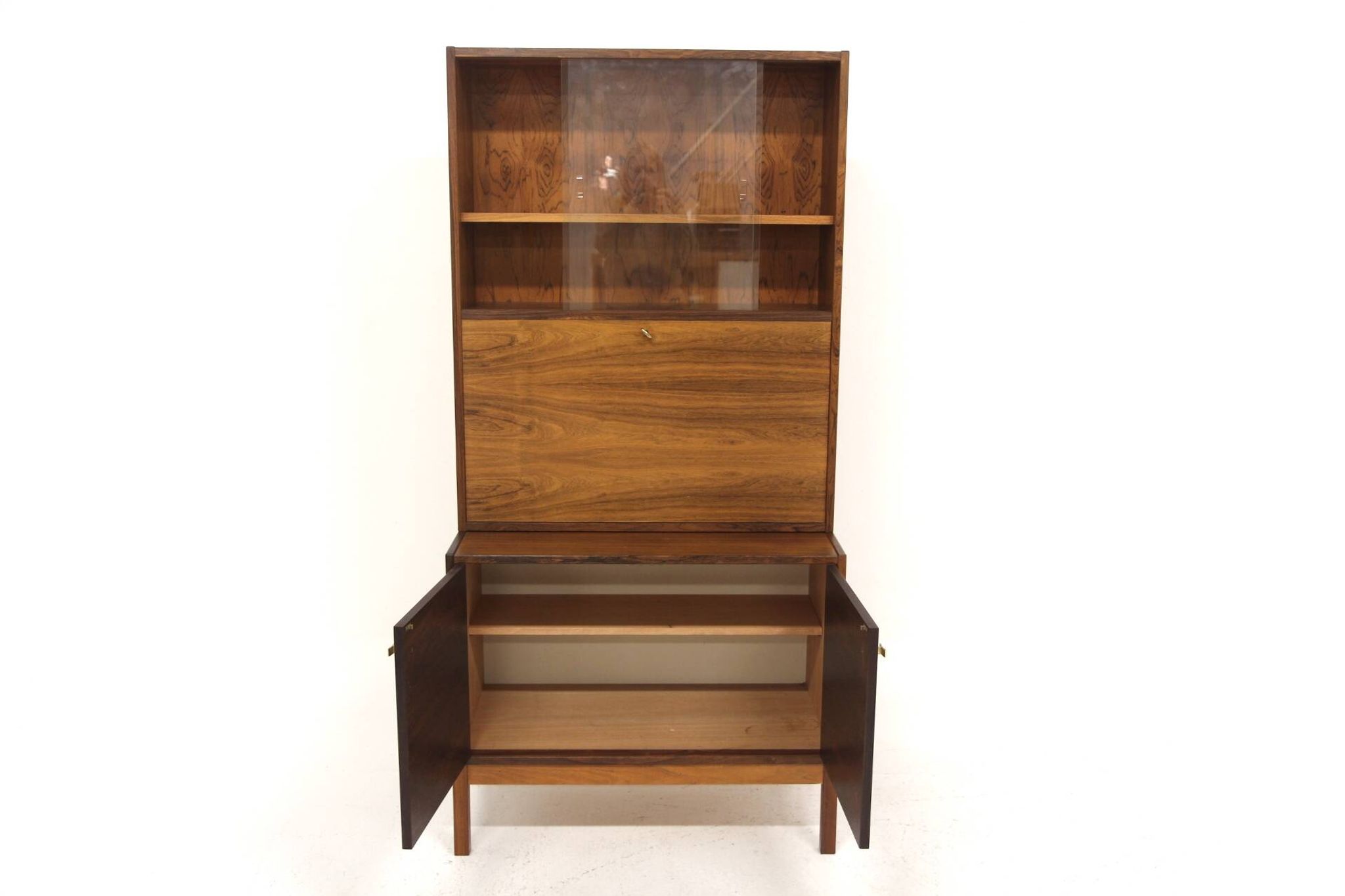 Meuble-bar scandinave en palissandre, Suède, 1960
