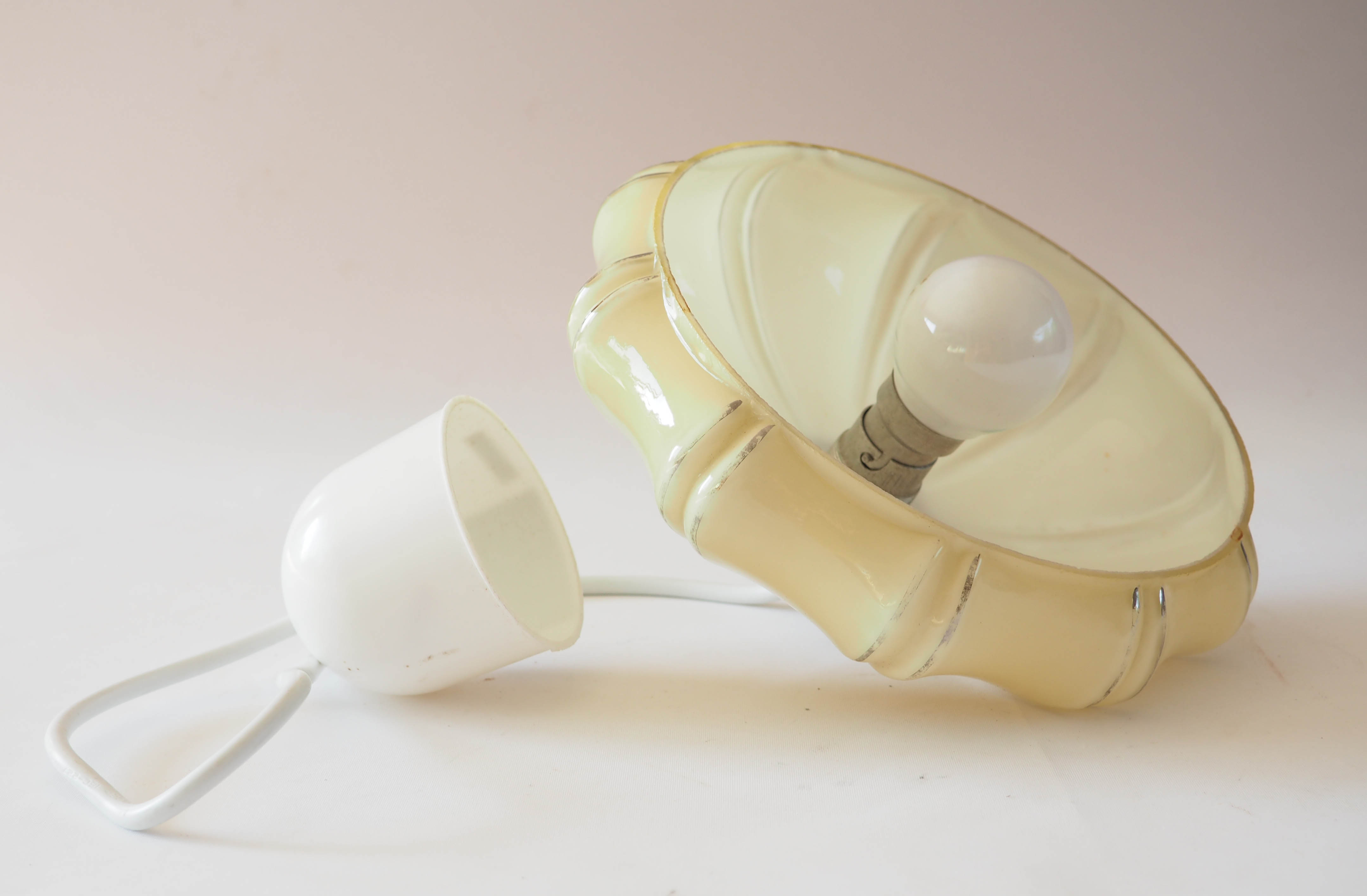 1940s glass suspension