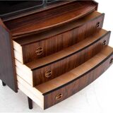 Rosewood writing desk, G. Falsig, Møbelfabrik Holstebro, 1960s