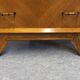 Commode, chiffonnier 5 tiroirs en chêne blond, France vers 1950