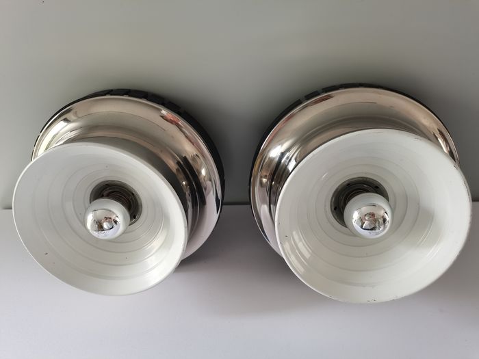 Pair of Italian Wall lamps Targetti