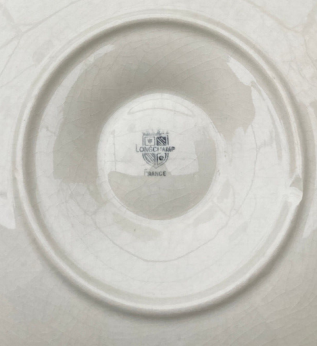 Service 6 shellfish plates - Longchamp Blanches slip
