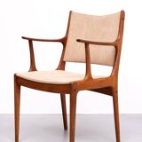 Very nice curved armchair , design by Johannes Andersen