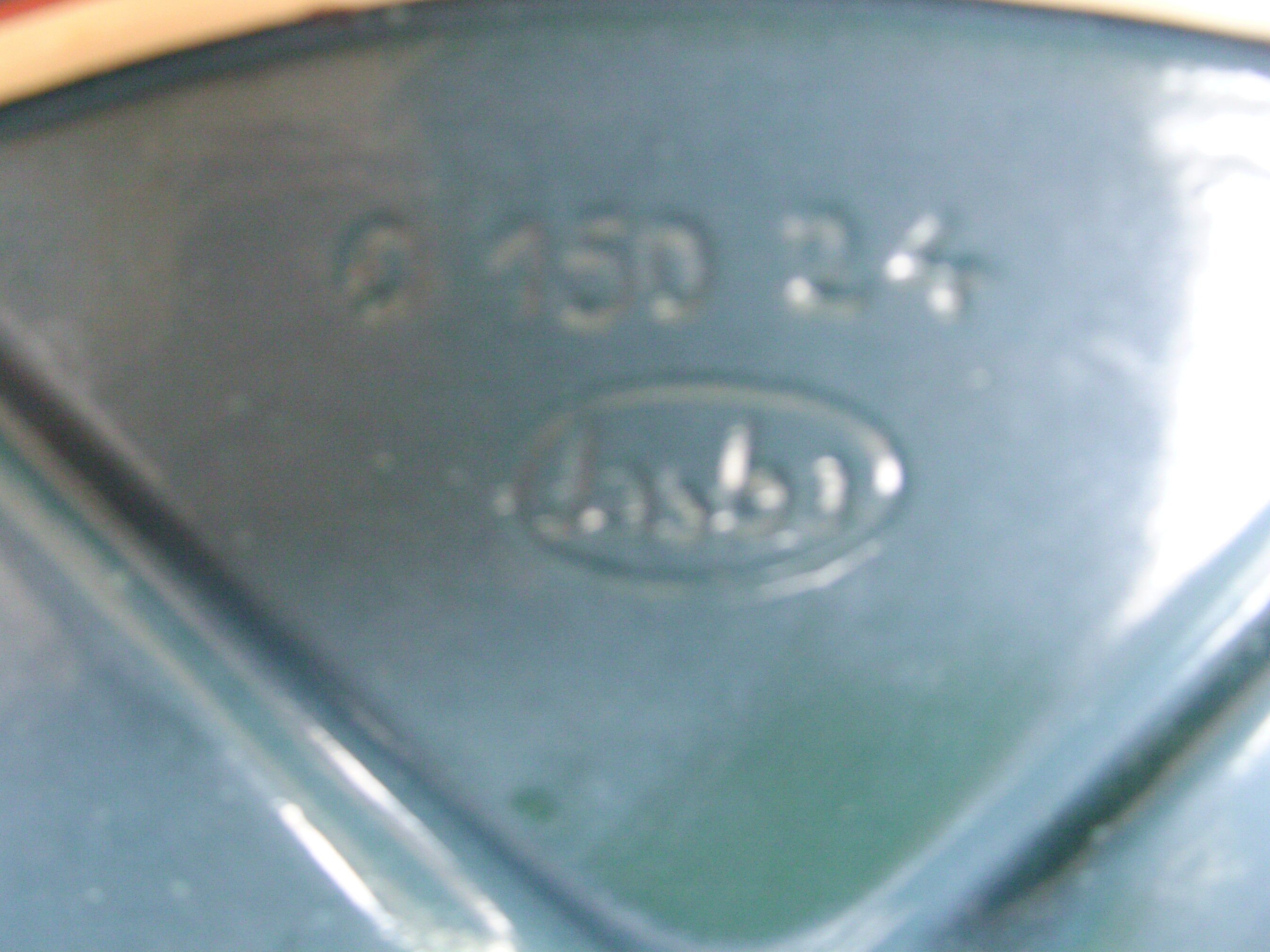 8 vintage ceramic red fondue plates