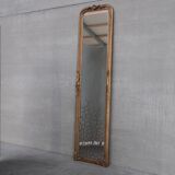 Swedish Antique Rococo Style Tall Pier Mirror 66x252cm