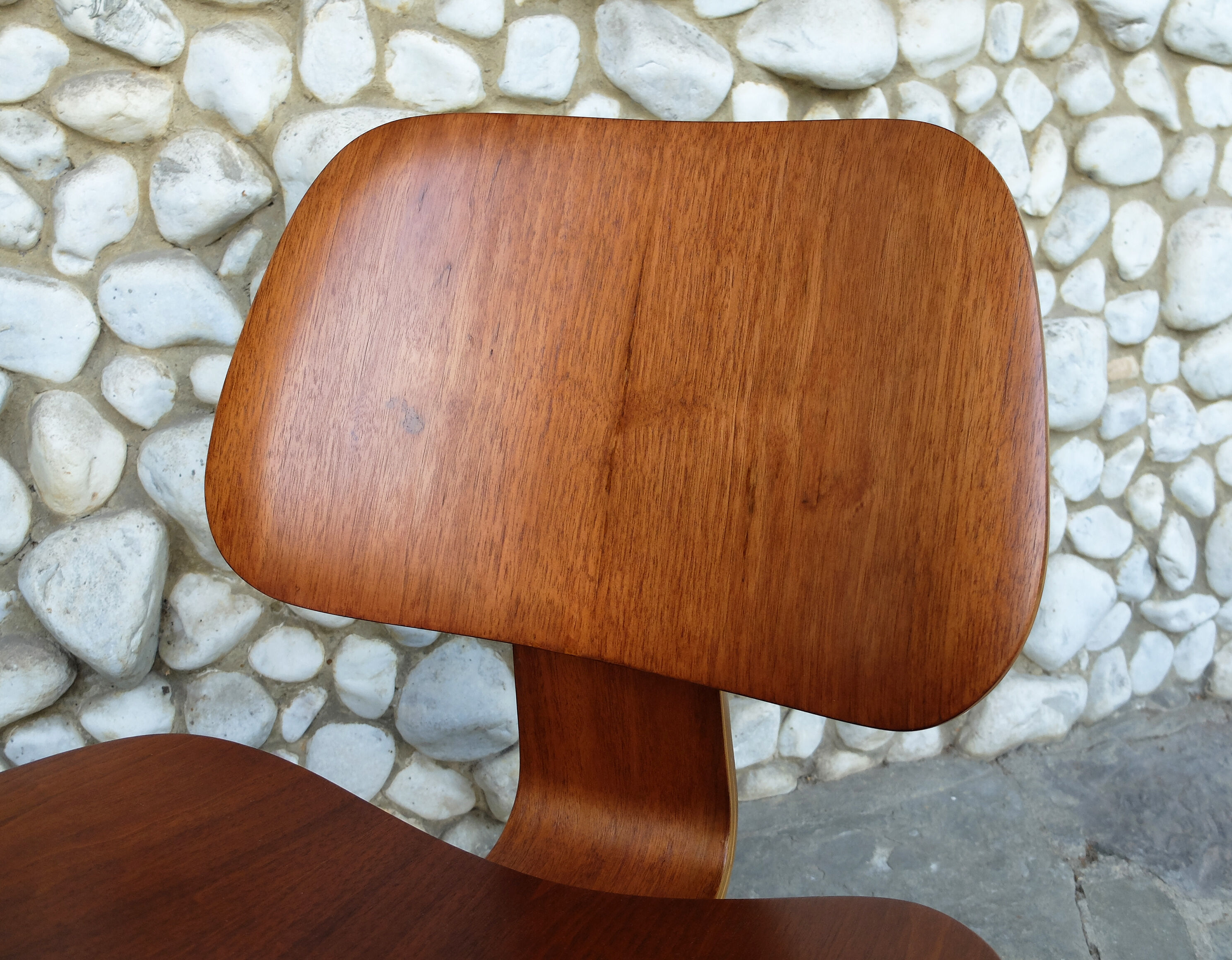 LCW Lounge Chair Walnut by Charles and Ray Eames for Evans / Herman Miller, 1948-49