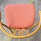 Set of 11 modern curved wood oak chairs