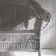 Wicker and woven rattan canapé-bench – Early 20th century