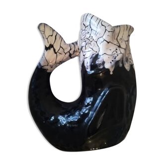 Old vintage fish shape pitcher