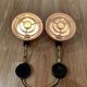 Pair of modular wall lights Scandinavian design 1950.