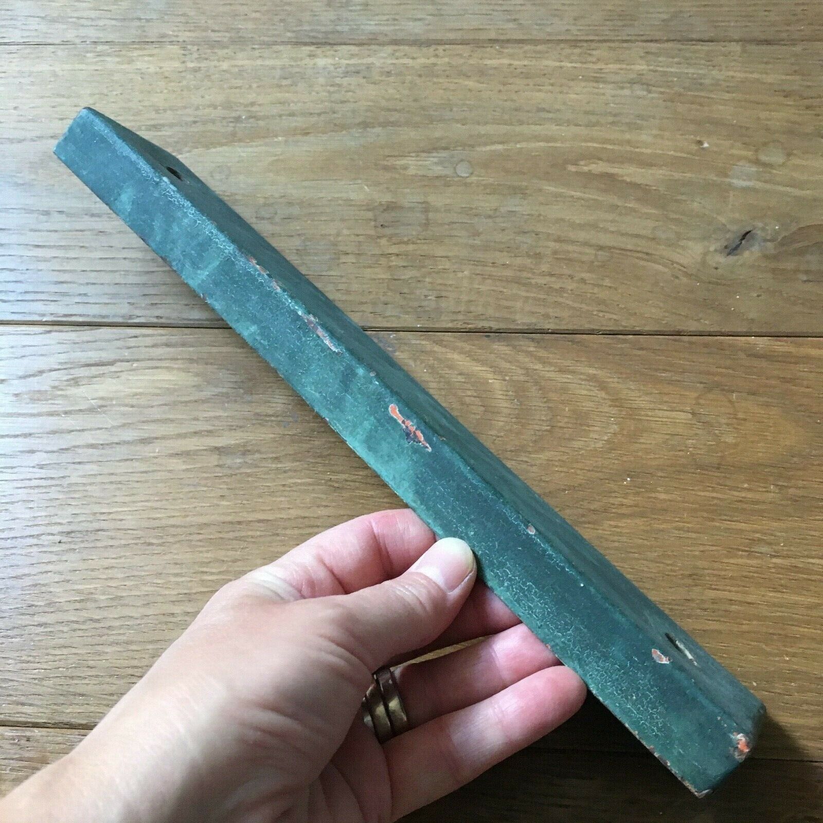 Ancient Letter I Sign Metal Painted Deco Vintage Industrial Design Garag