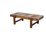 Coffee table in beech and ceramic by Roger Capron, 1960s