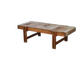 Coffee table in beech and ceramic by Roger Capron, 1960s