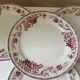 Ensemble assiettes Terre de Fer décor Sorbier Boch Frères Kéramis