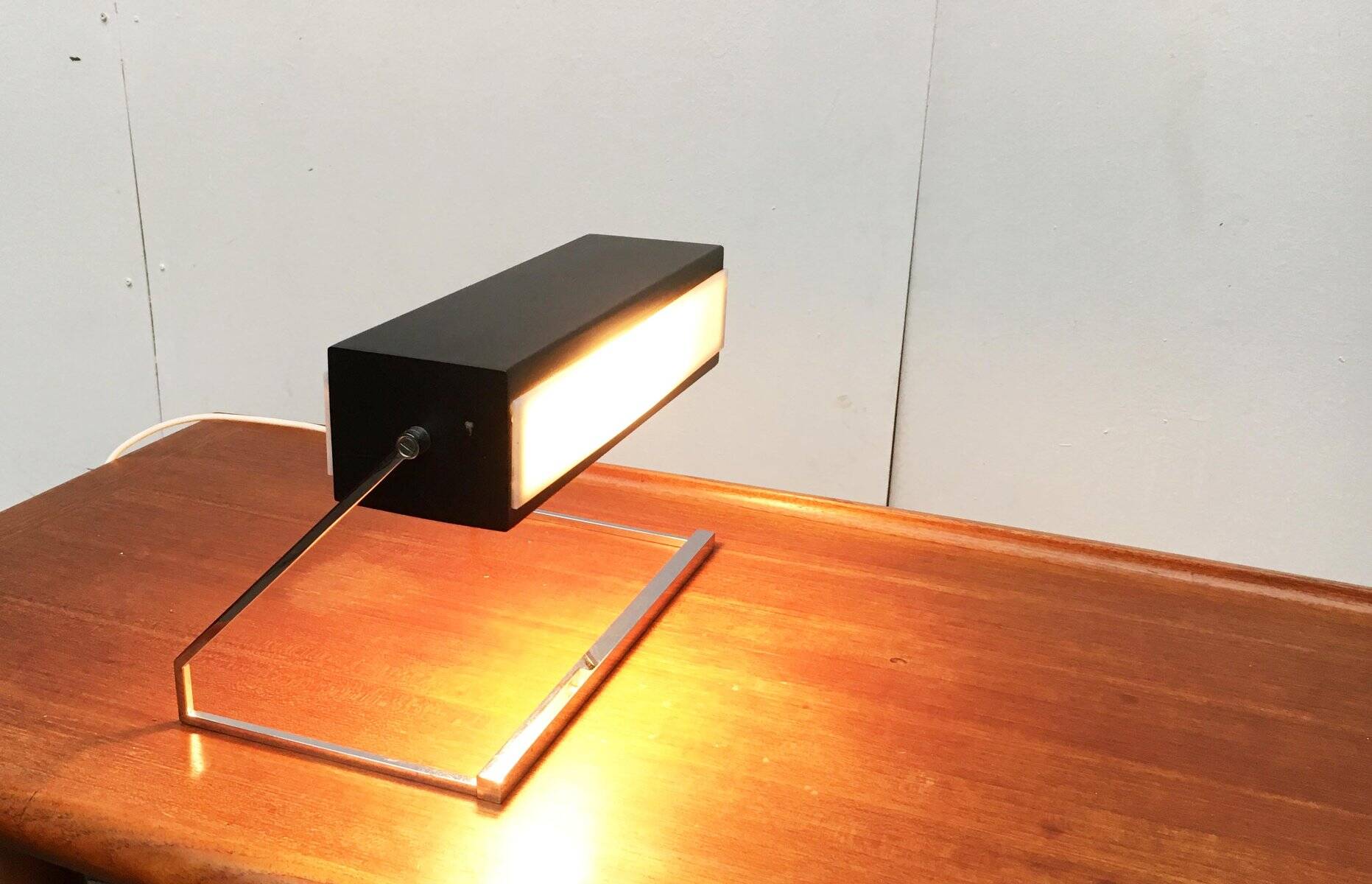 Mid-century German minimalist table lamp by Cosack.