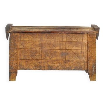 Coffre de berger antique, années 1850