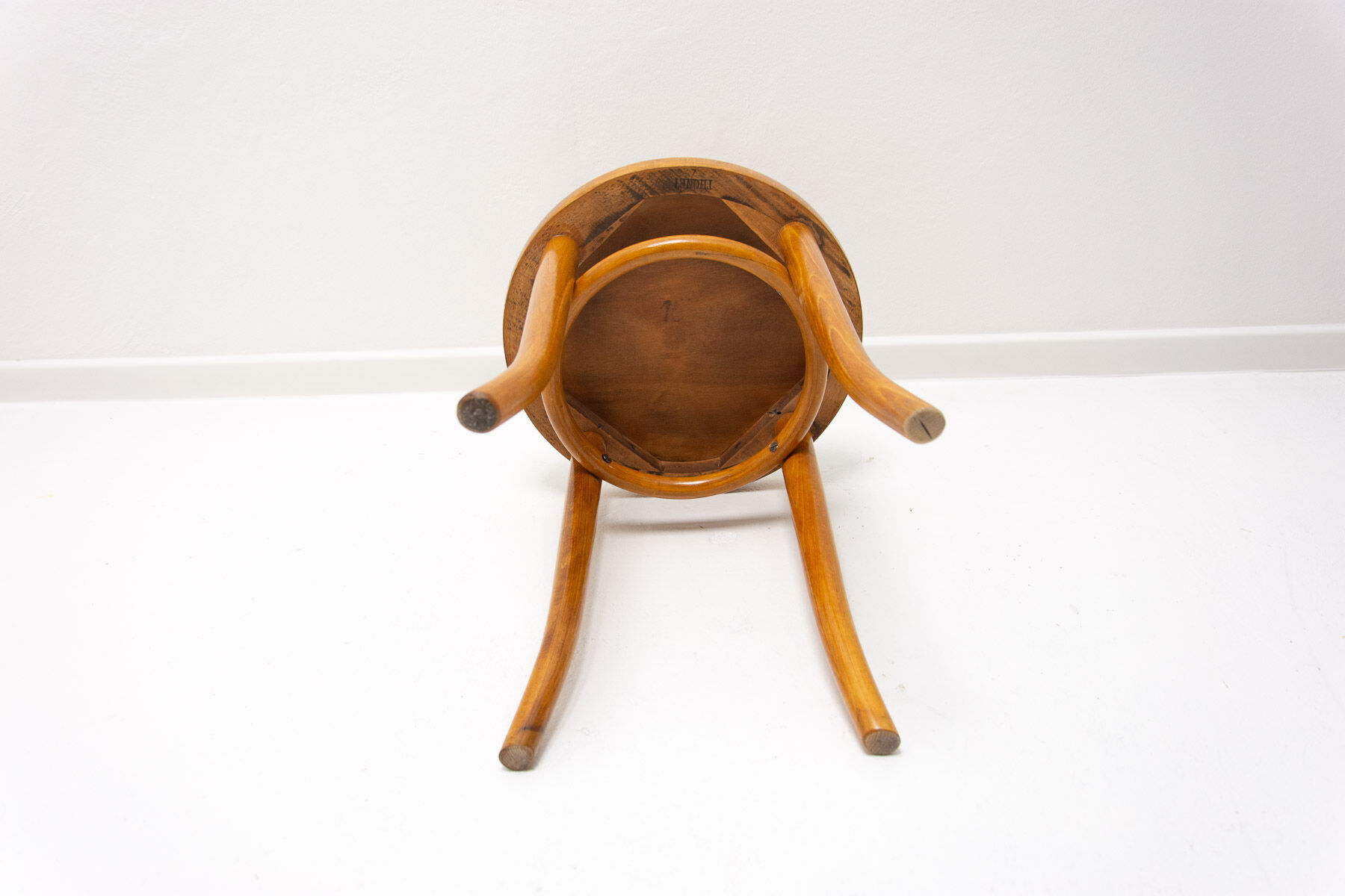 Thonet bentwood stool, 1920´s, czechoslovakia