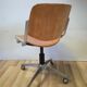 Castelli wood and metal swivel office chair