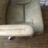 Leather armchair 70's