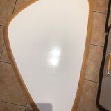 Coffee table small red edition white lacquer