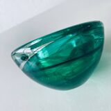 Kosta Boba green glass candle holder