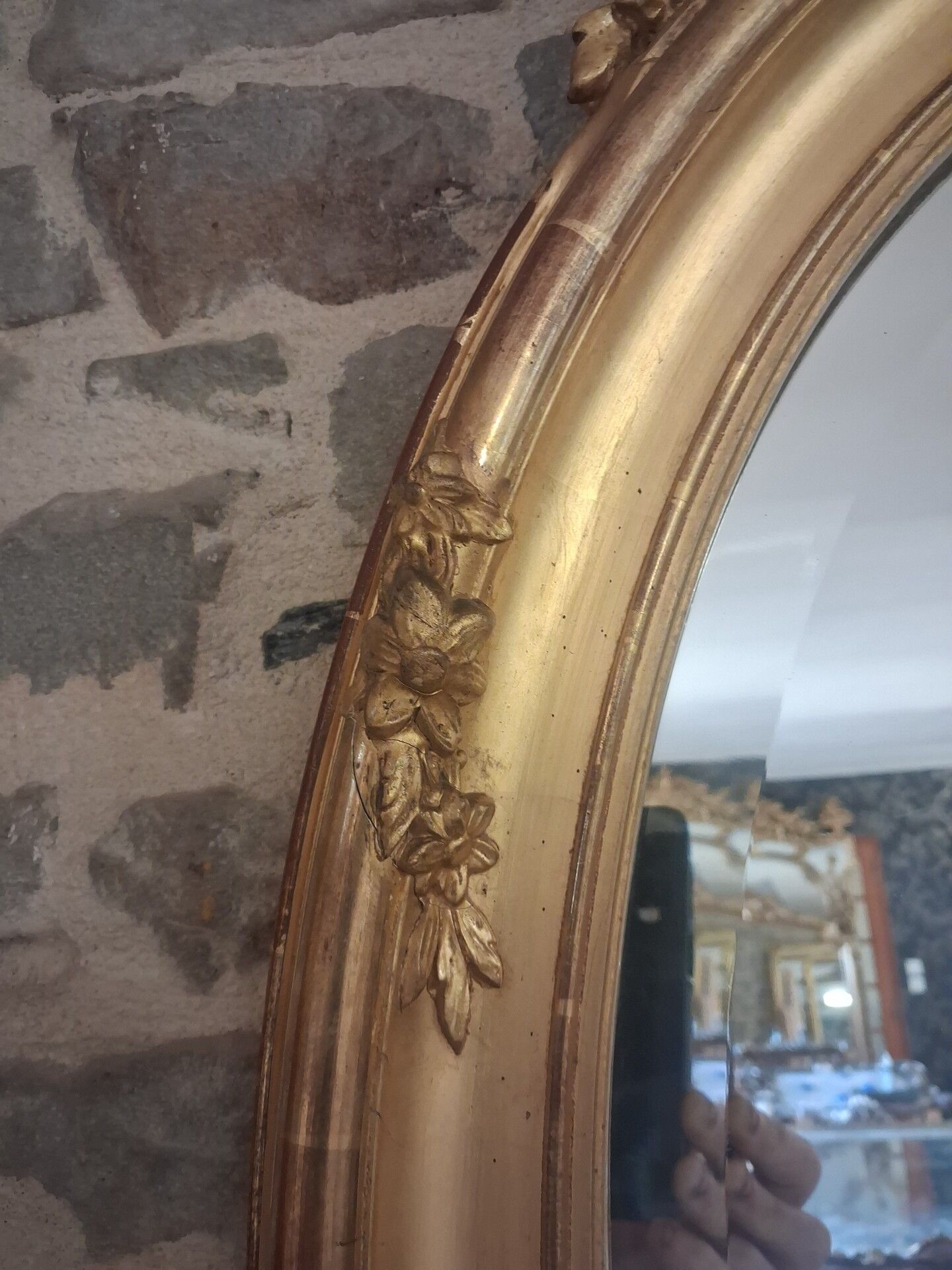 Mirror XIX oval 102 x 63
