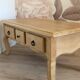 Vintage solid oak coffee table