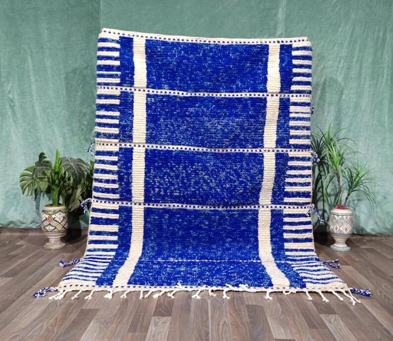 Handmade Beni Ouraine Berber rug, size 150 x 250 cm