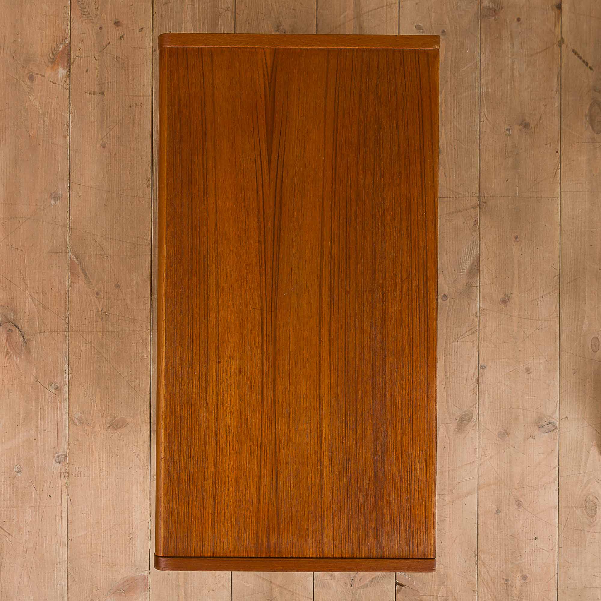 Danish curved dresser with 3 drawers, Denmark, 70