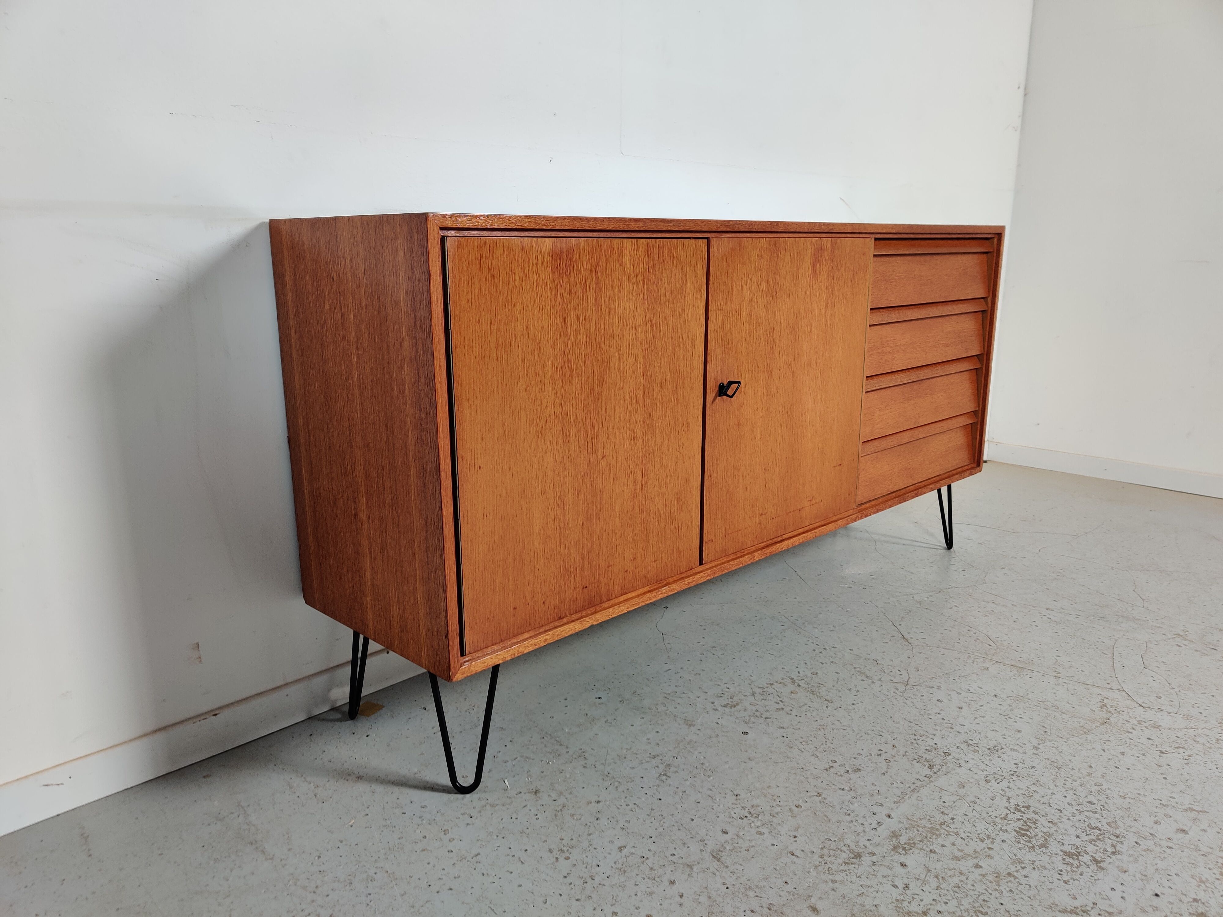 Scandinavian teak sideboard, 60s