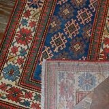Handmade antique Armenian Gandzak rug 97cm x 244cm 1880s