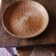 Round basketry top vintage wicker