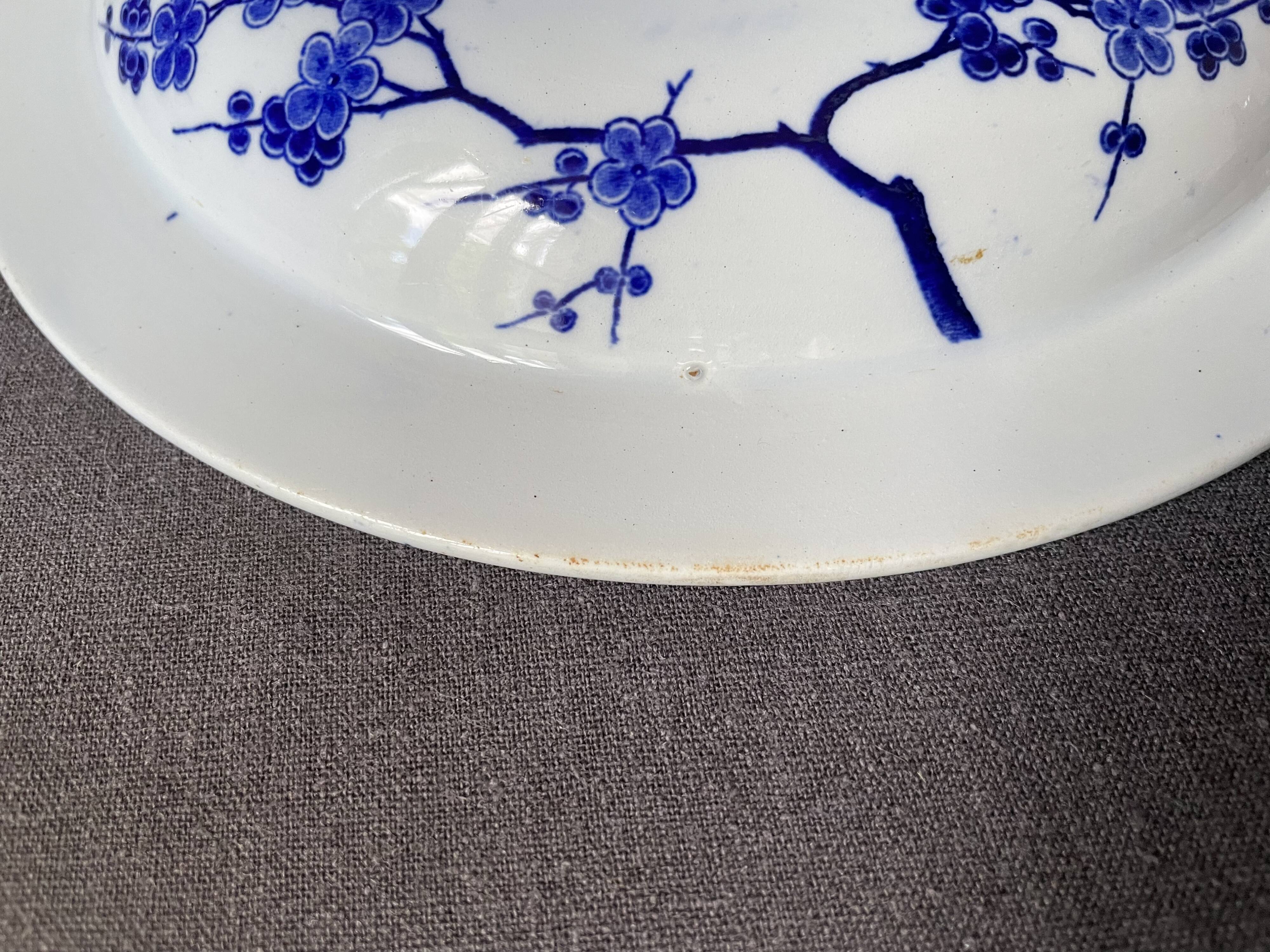 Earthenware compotier Creil & Montereau Japanese service 19th century