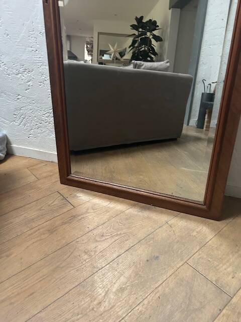 Large beveled mirror