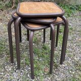 Three workshop stools