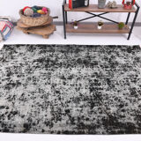 Distressed wool vintage tapis rugs 243x158cm