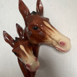 Ceramic wall decoration horses, Hema Holland
