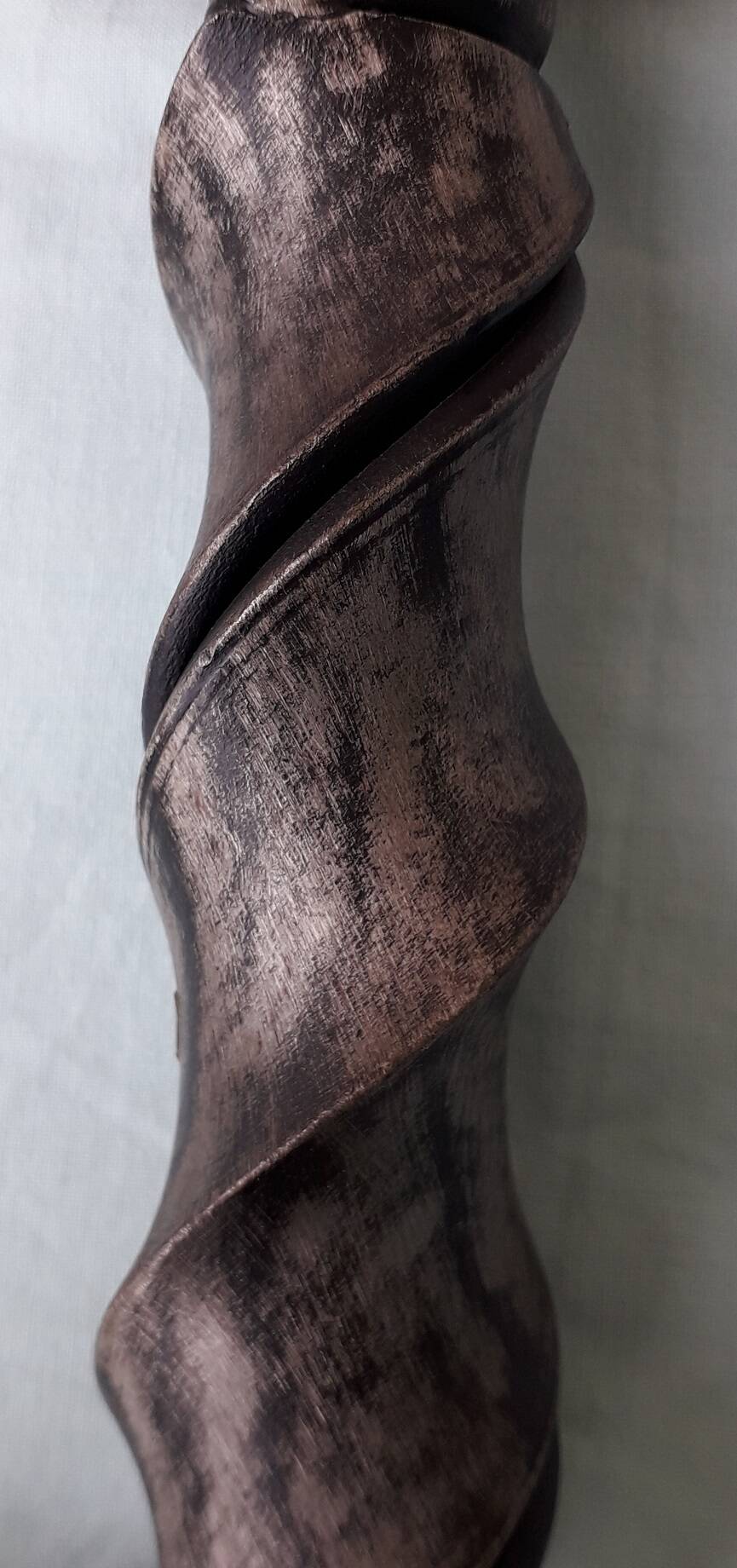 Pair of wrought iron lamp bases