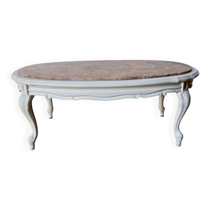 Table basse plateau marbre