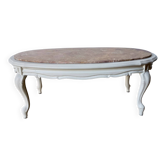 Marble top coffee table