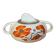 Sucrier fleurs Art déco