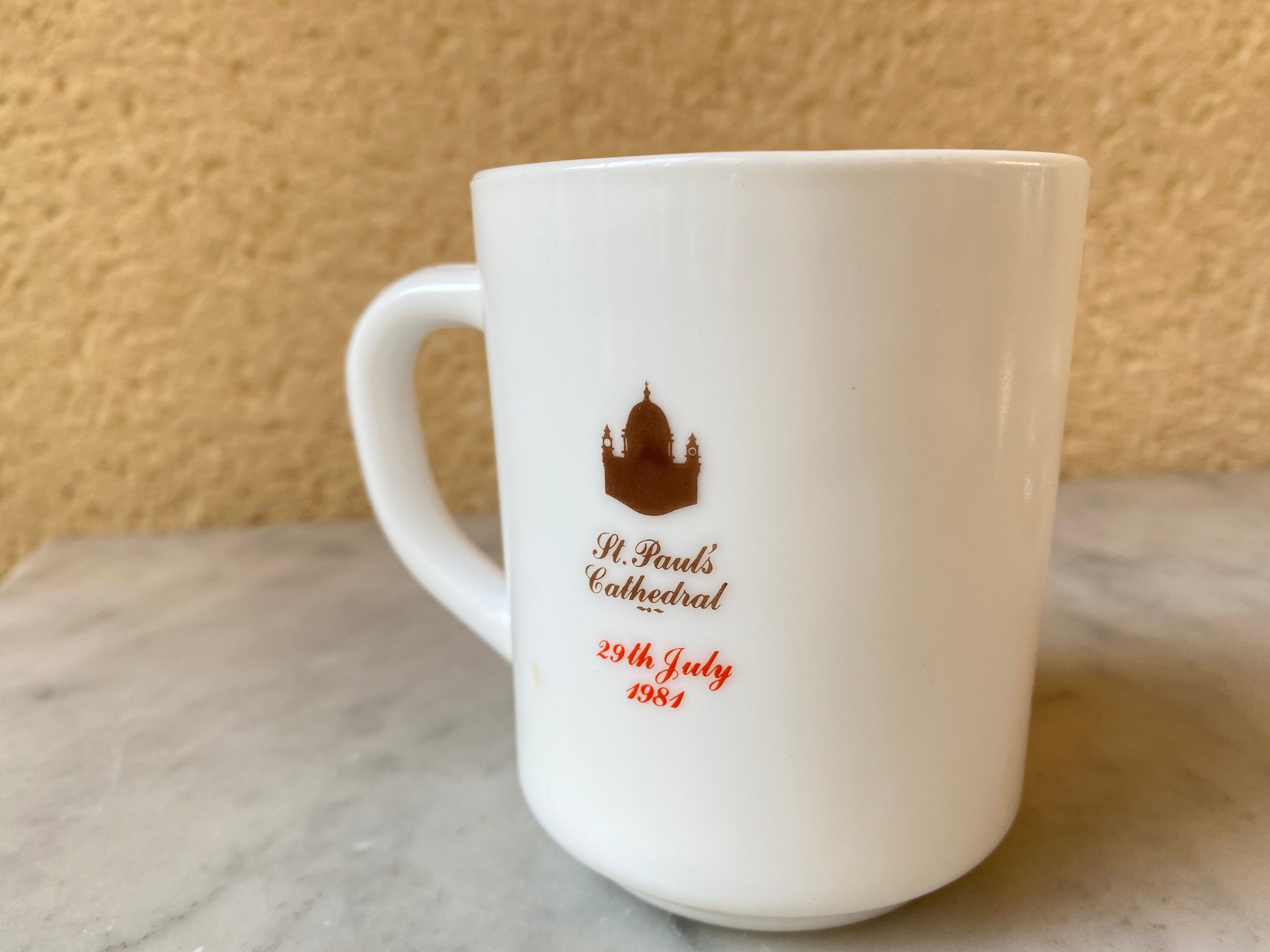 Mug cup arcopal collector's wedding Prince Charles ' Diana 1984