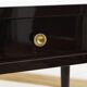 Pair of rosewood bedside tables, with drawer.