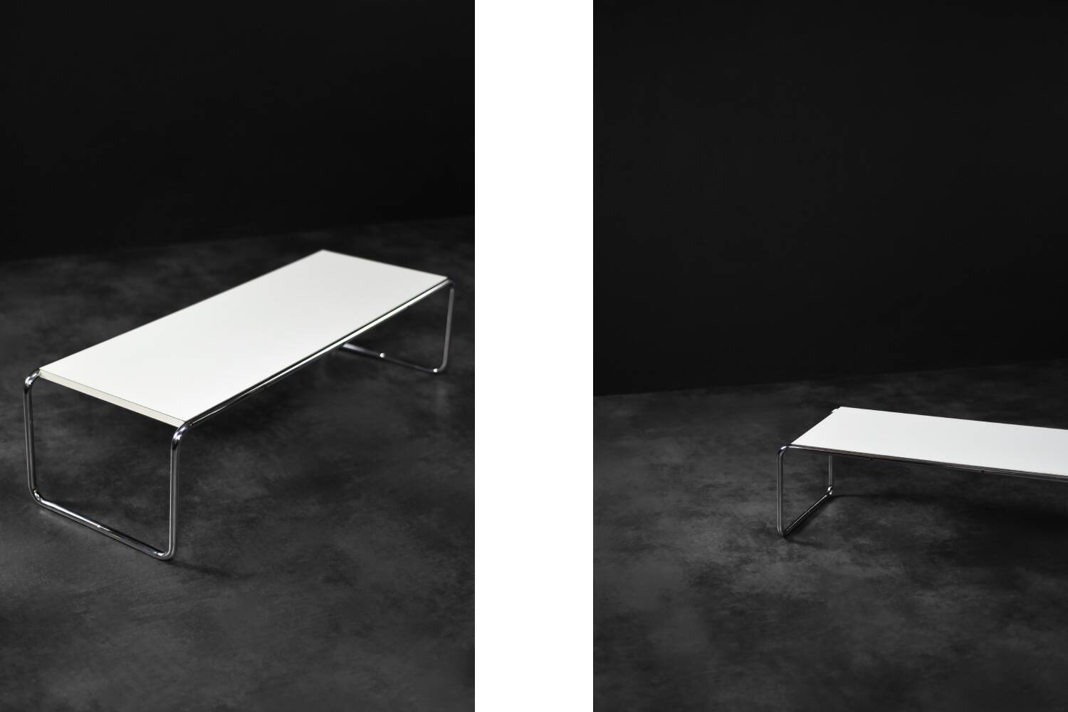 Mid-century modern Italian vintage coffee table Laccio Kiga by M. Breuer