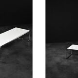 Table basse vintage italienne moderne du milieu du siècle dernier Laccio Kiga par M. Breuer