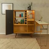 Extendable bar cabinet for the home, 1950s
